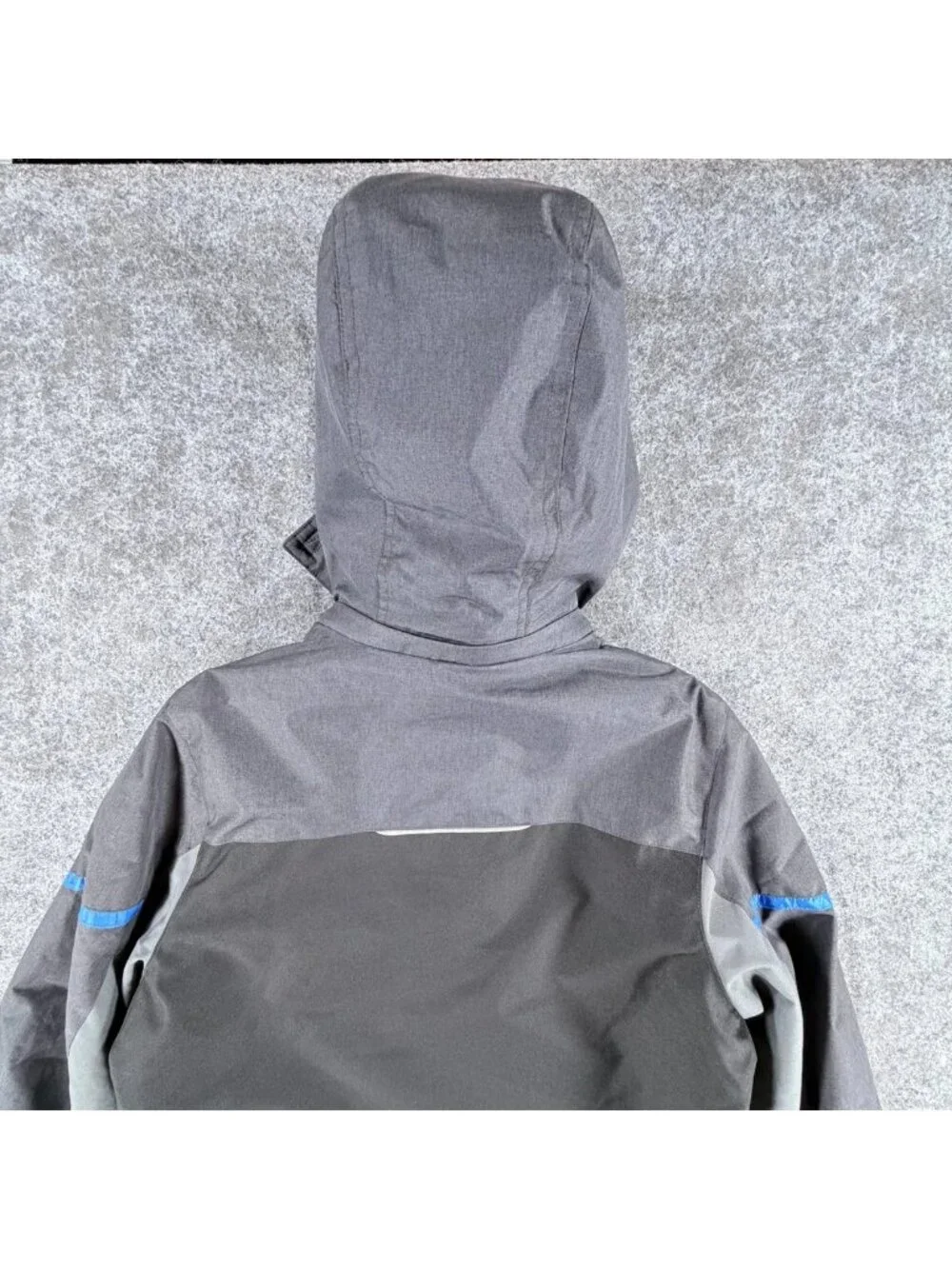Gerry Youth 3-in-1 Systems Jacket Boys M (10-12) Gray Removable Hood Softshell